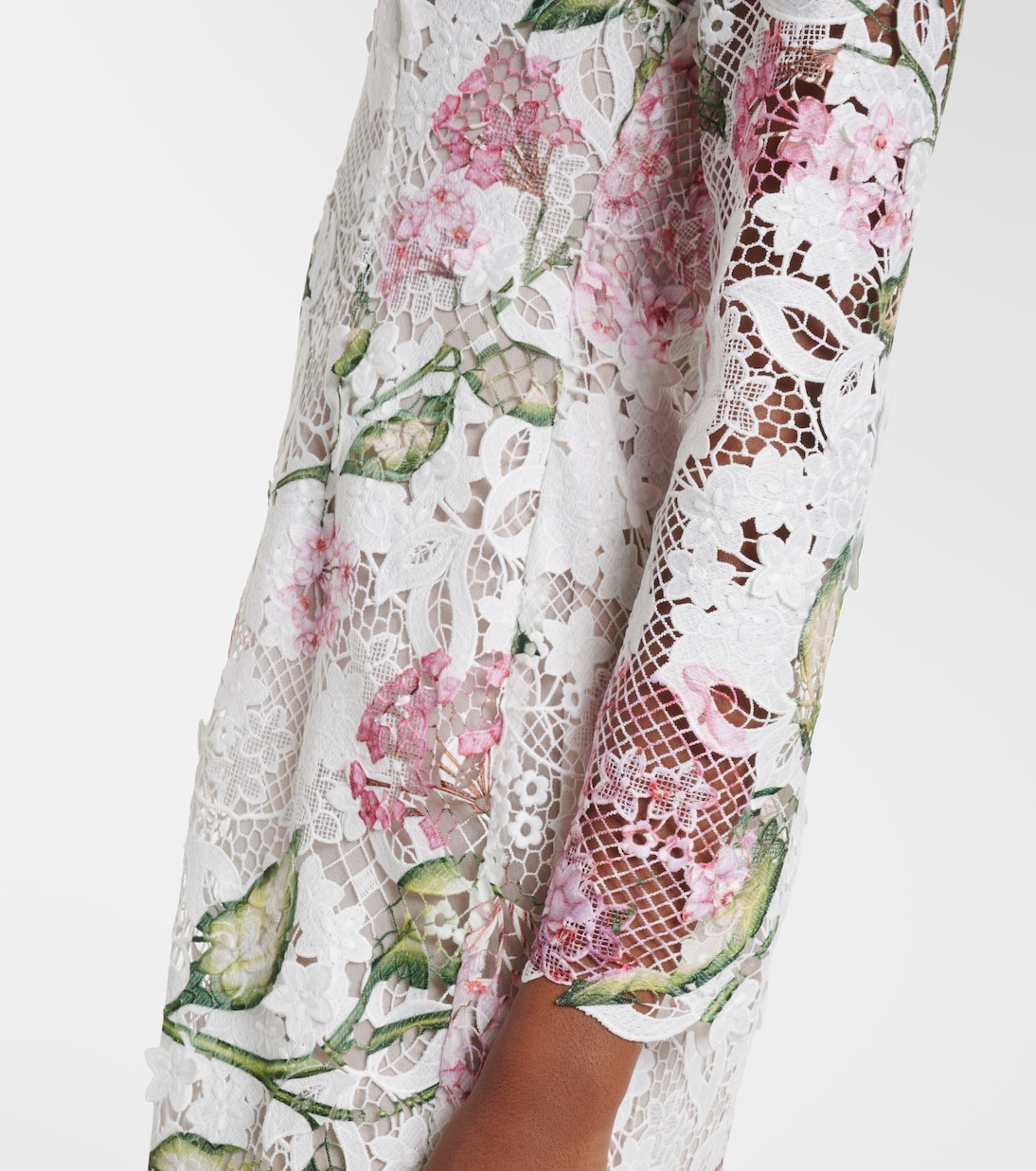 Midikleid aus Spitze | Oscar de la Renta