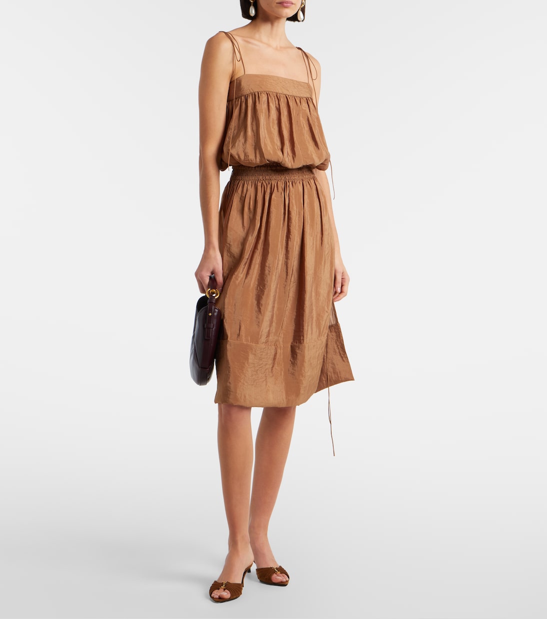 Pantoletten Babylone Cassandre aus Veloursleder | Saint Laurent