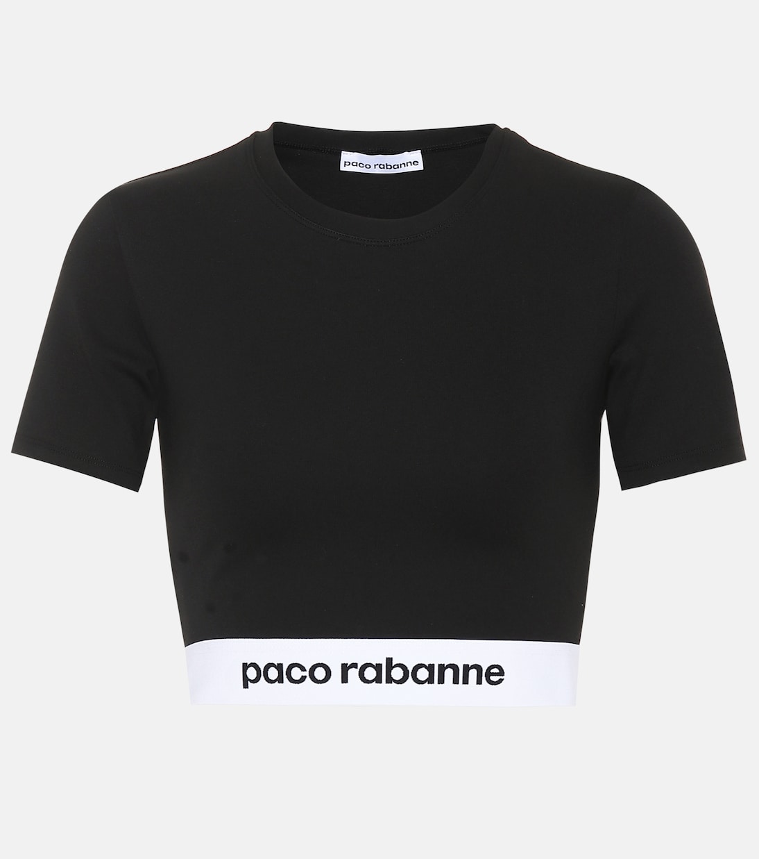 Top cropped in jersey stretch | Rabanne