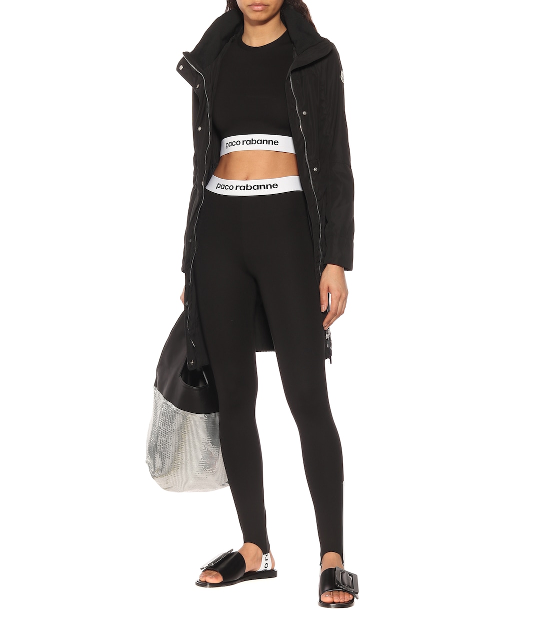 Top cropped in jersey stretch | Rabanne