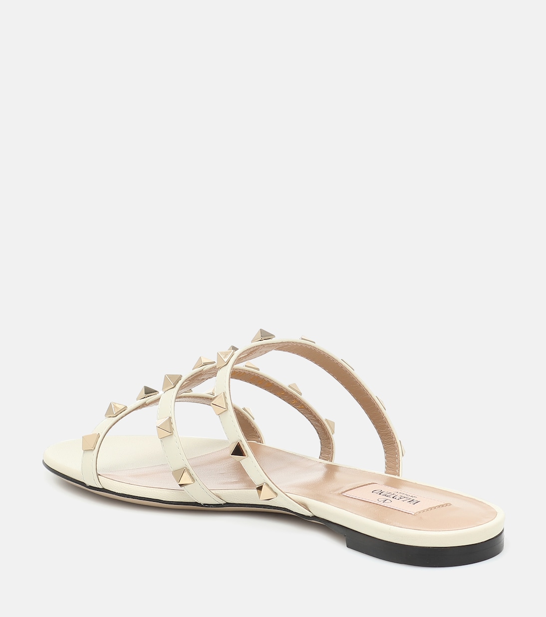 Sandalen Rockstud aus Leder | Valentino Garavani