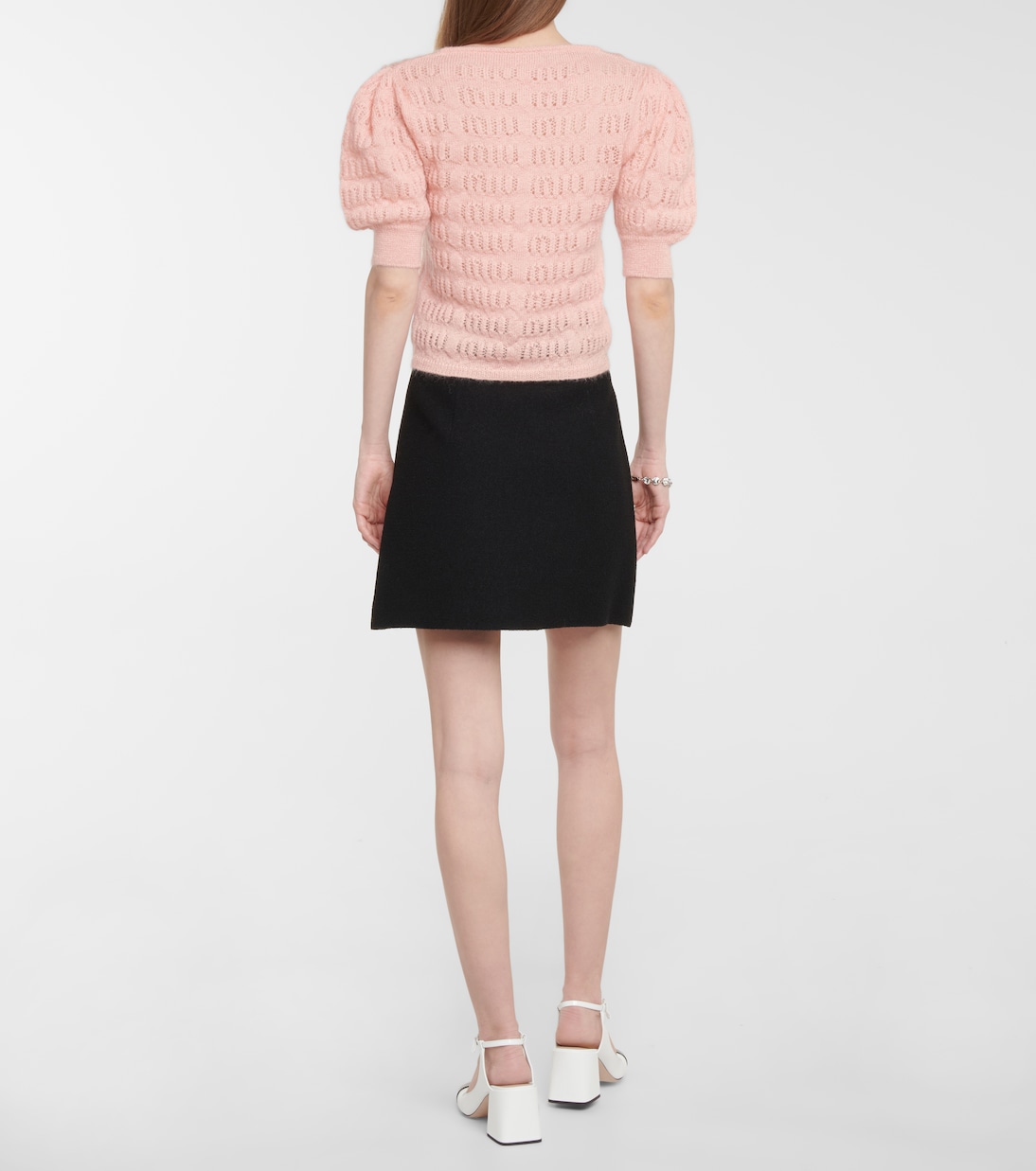 Top in misto mohair | Miu Miu