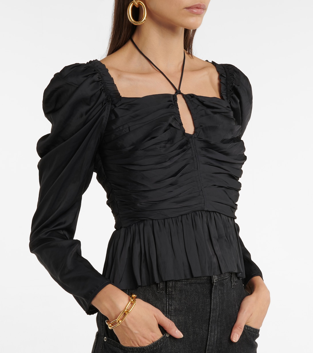 Bluse Mirelle aus Satin | Ulla Johnson