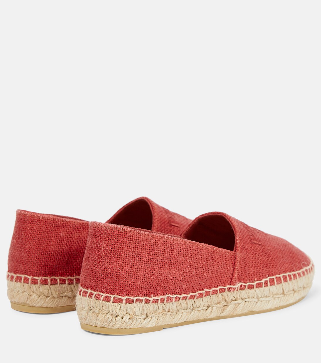 Bestickte Espadrilles aus Leinen | Prada