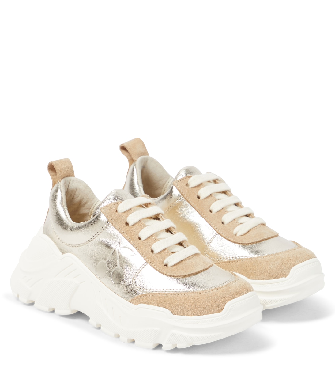 Baskets Jumpy en cuir | Bonpoint