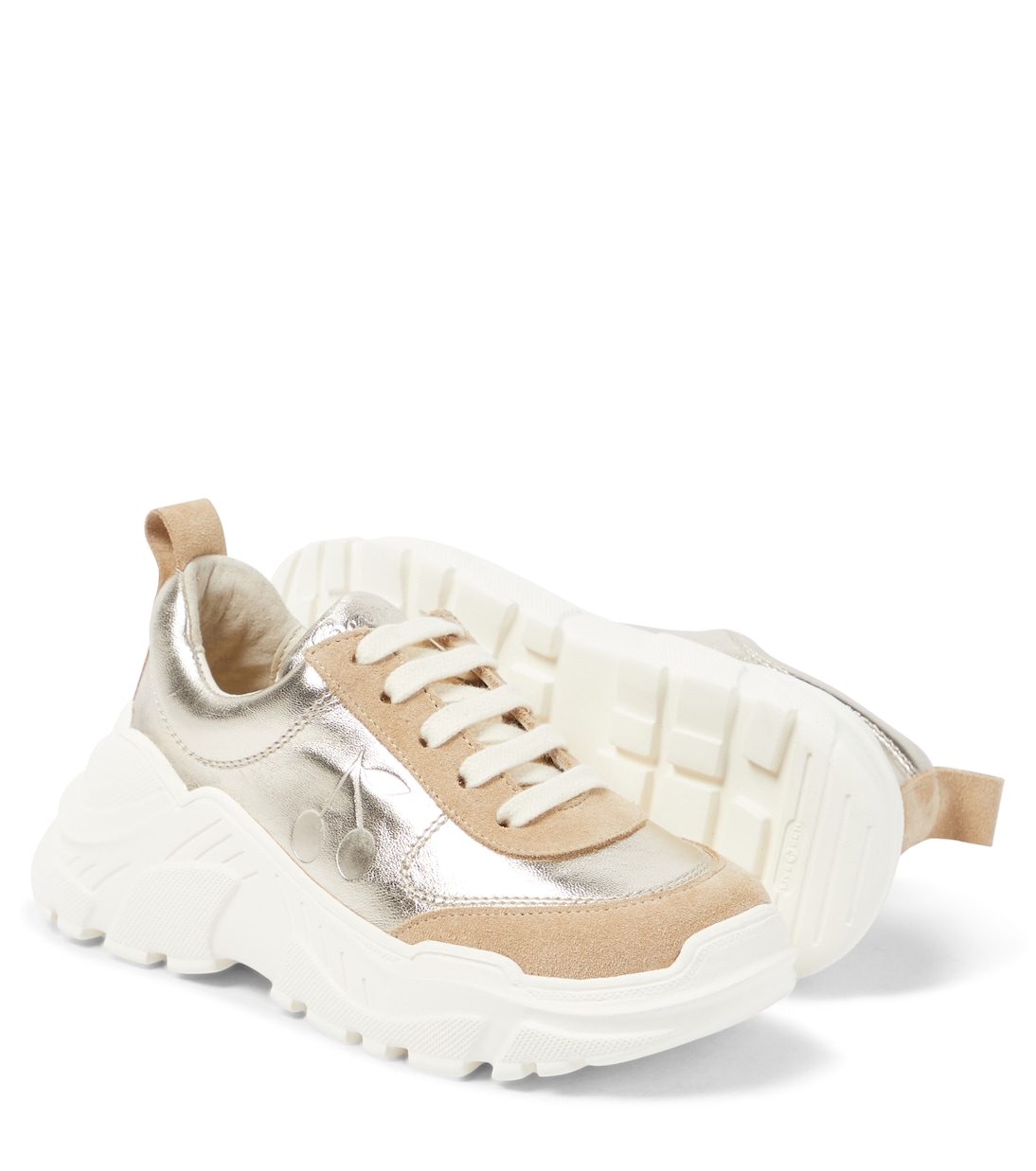 Baskets Jumpy en cuir | Bonpoint