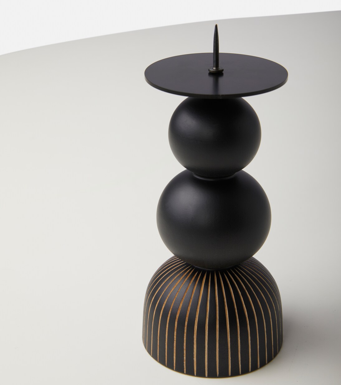 Aurora Large wood candle holder | Zanat