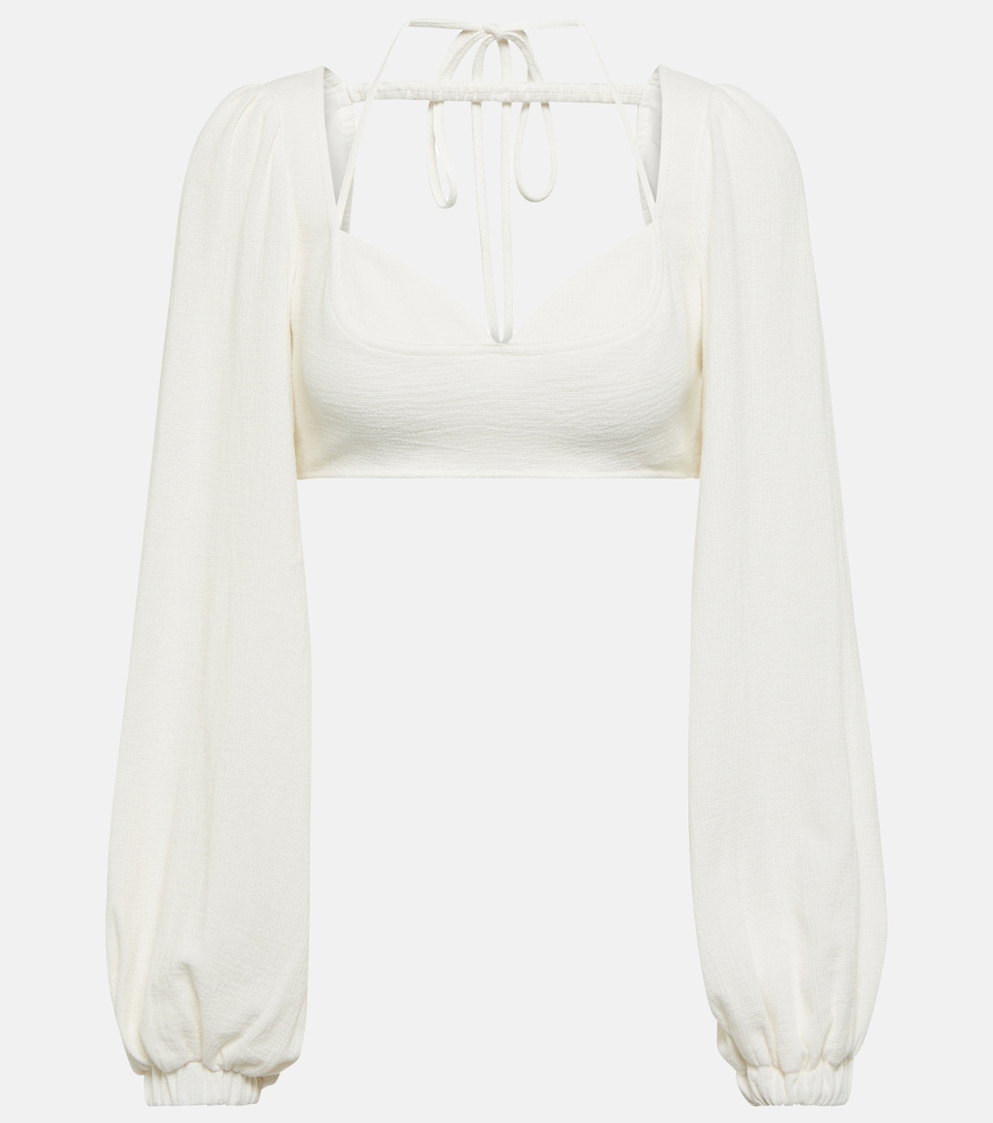 Crop top Enya de gasa de algodón | Simkhai