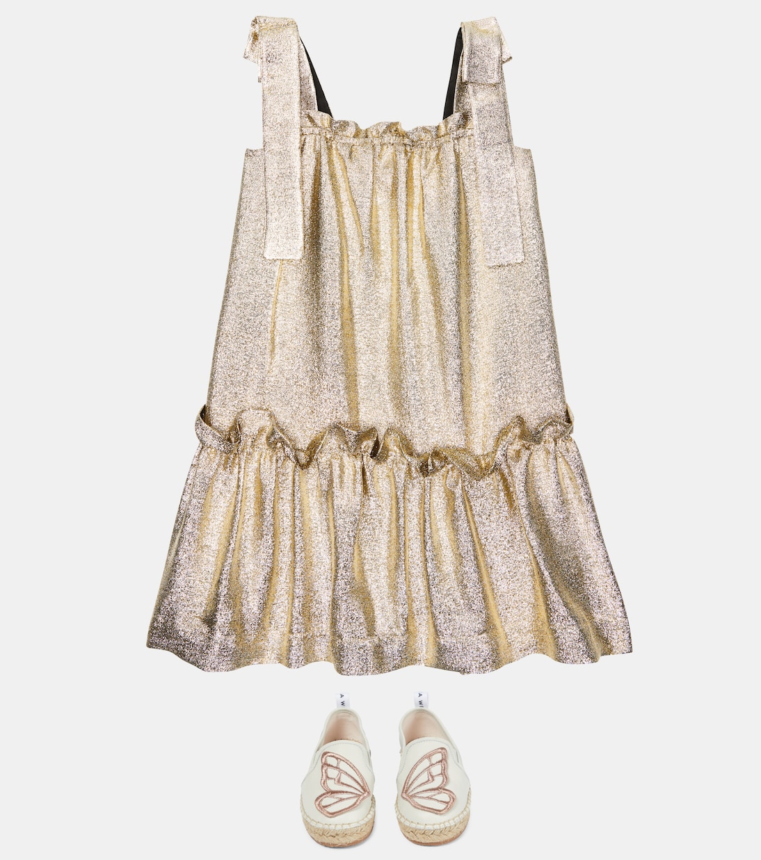 فستان معدني | Stella McCartney Kids