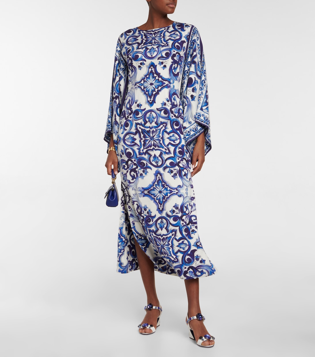 Kaftan aus einem Seidengemisch | Dolce&Gabbana