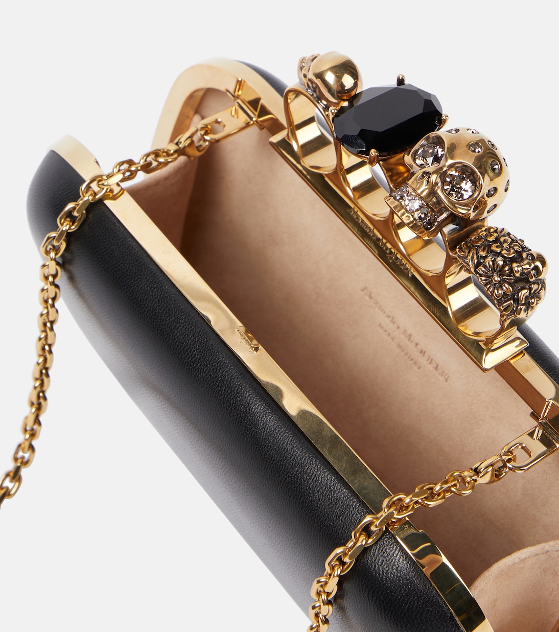 Clutch Knuckle in pelle | McQueen