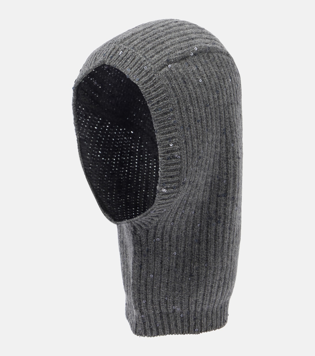 Copricapo in cashmere e seta con paillettes | Brunello Cucinelli