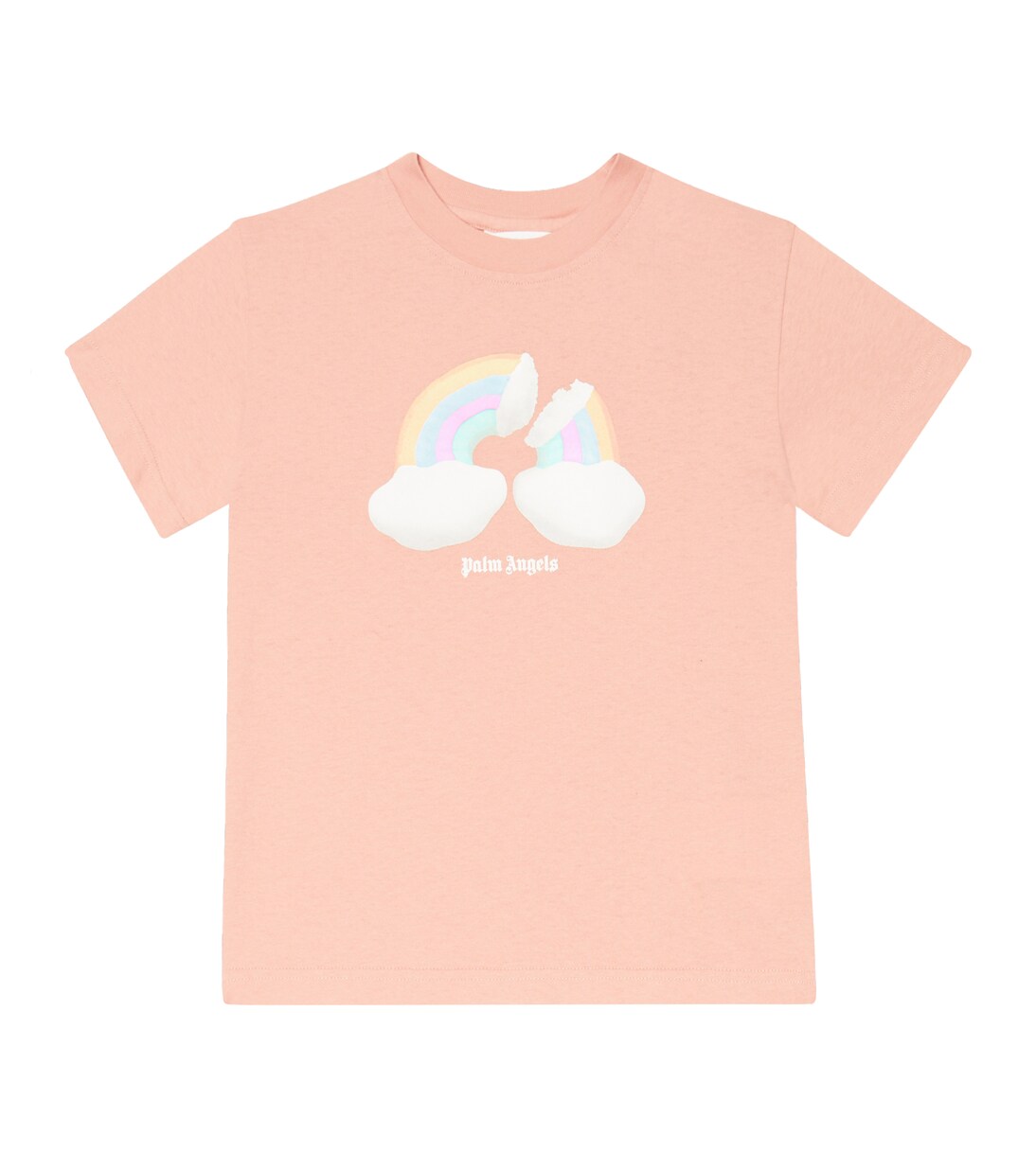 프린트 코튼 저지 티셔츠 | Palm Angels Kids