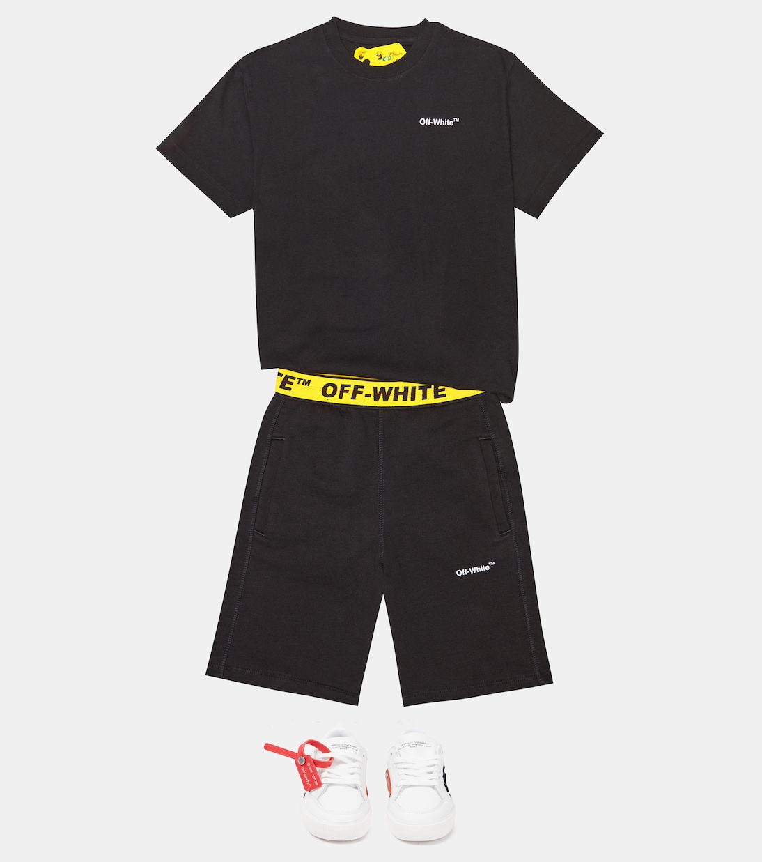 Camiseta de algodón con logo | Off-White Kids