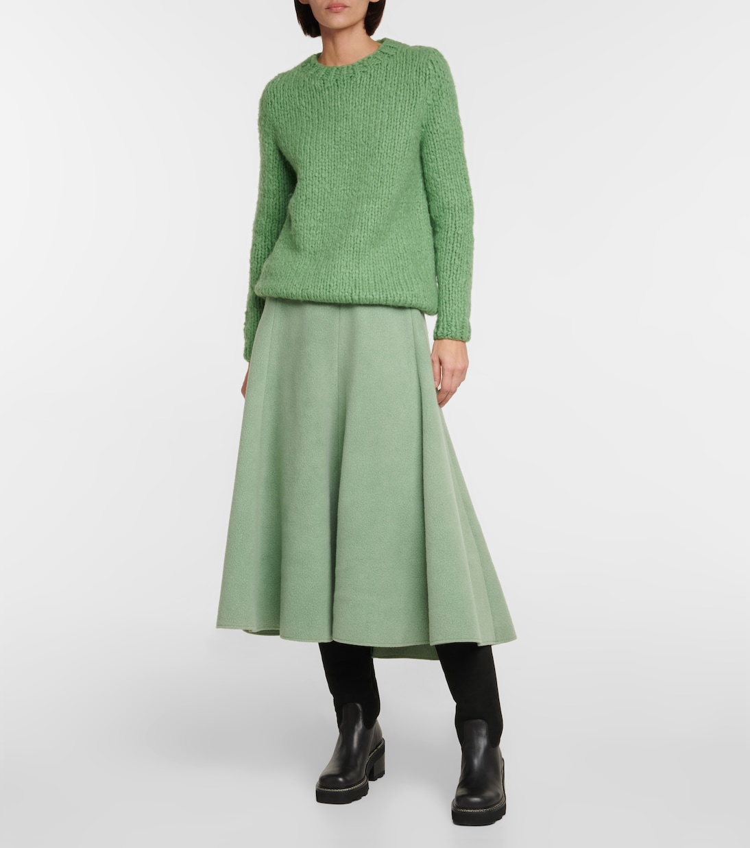 Jupe Maureen en cachemire | Gabriela Hearst