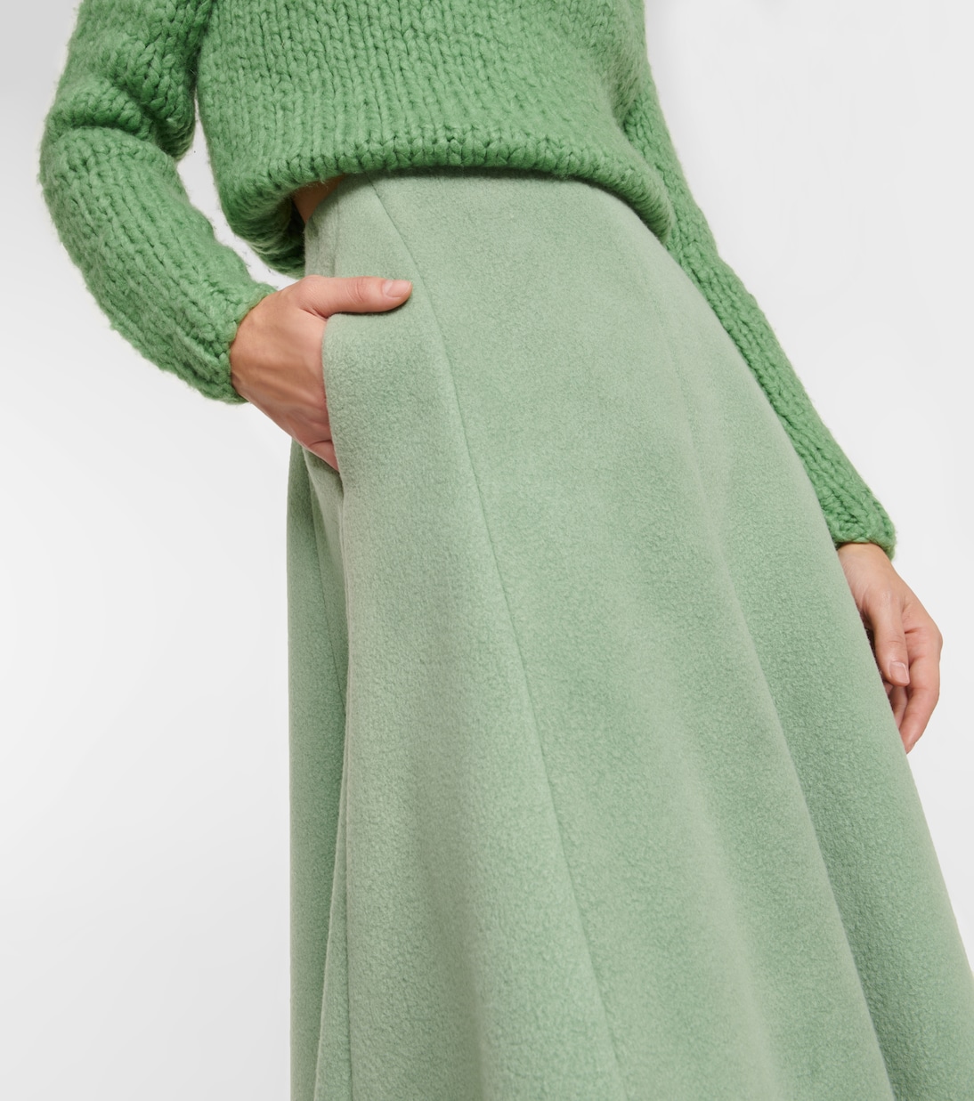 Jupe Maureen en cachemire | Gabriela Hearst