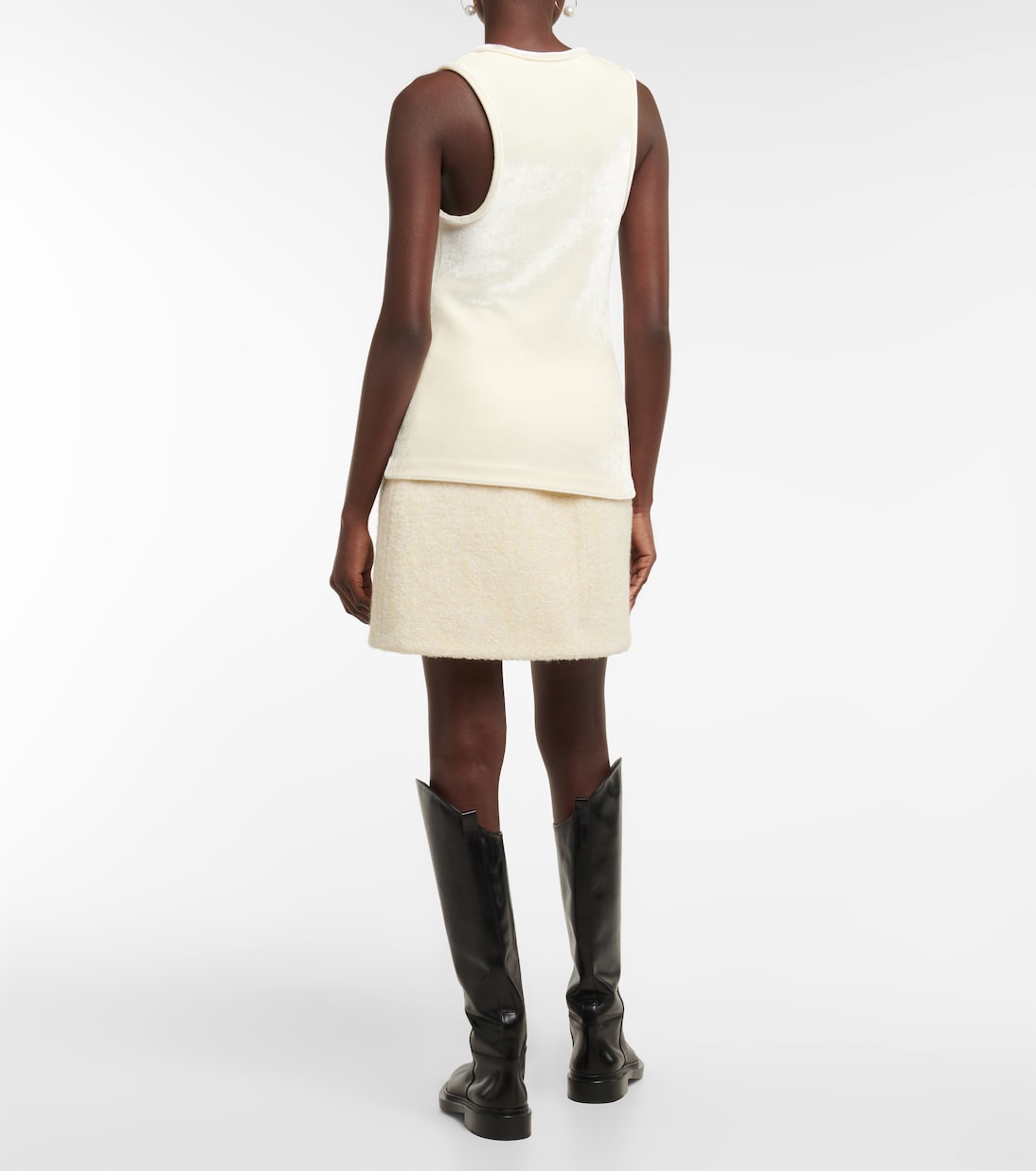 Velvet tank top | Jil Sander