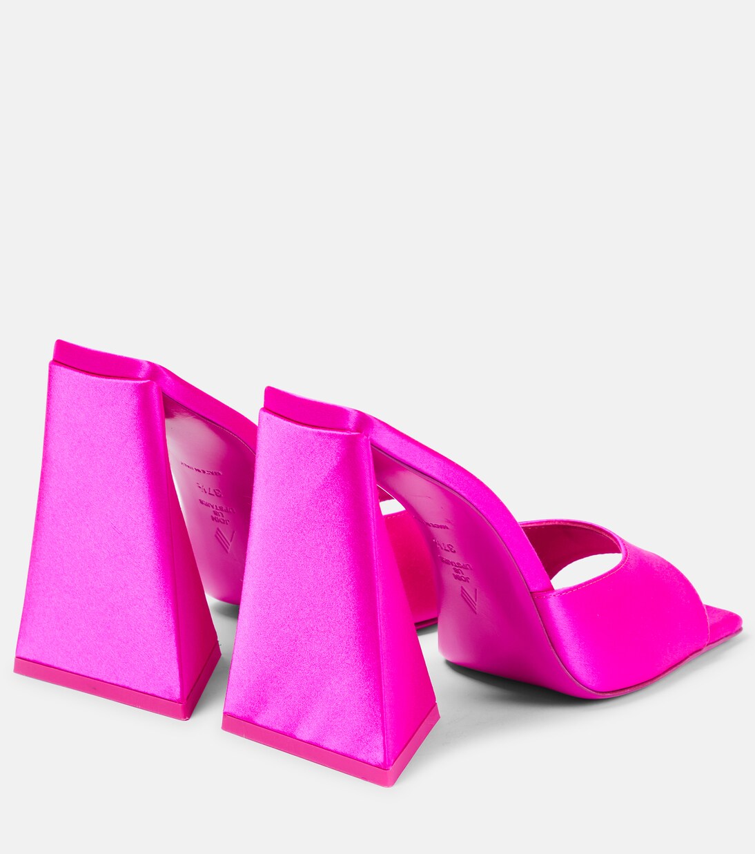 Devon satin mules | The Attico