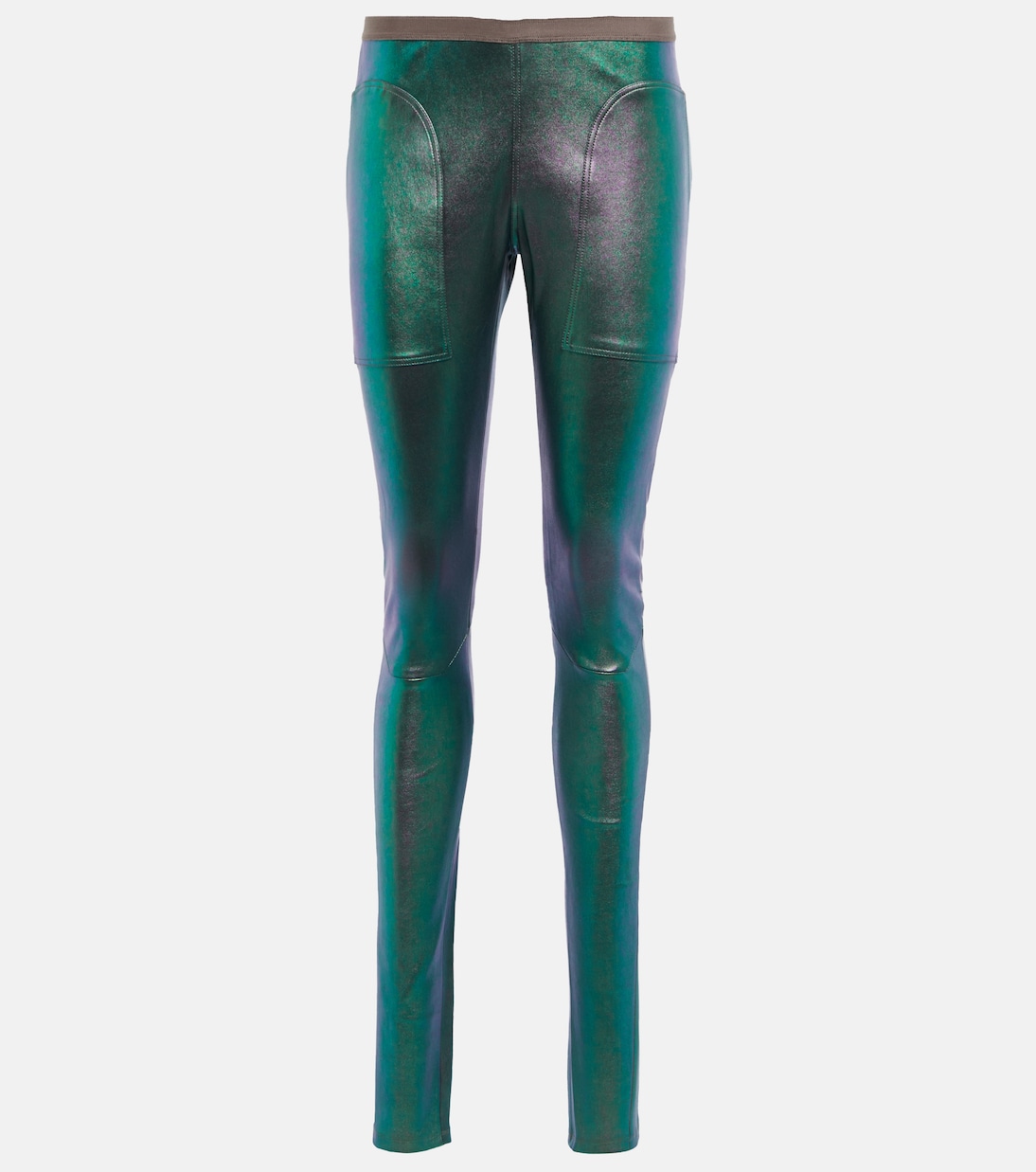 Pantalon en cuir et coton | Rick Owens