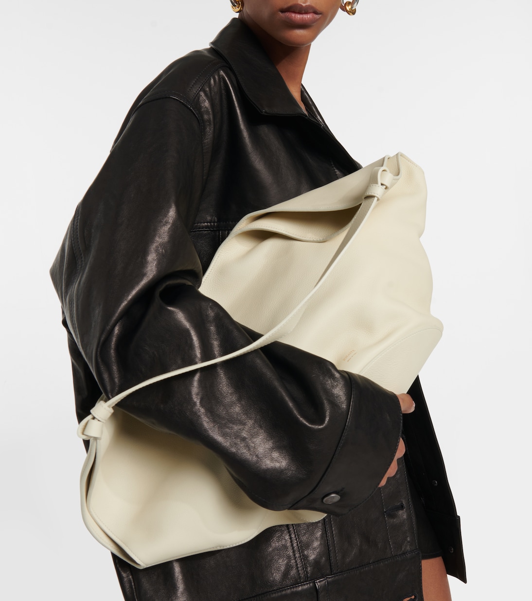 Borsa Lotus Medium in pelle | Khaite