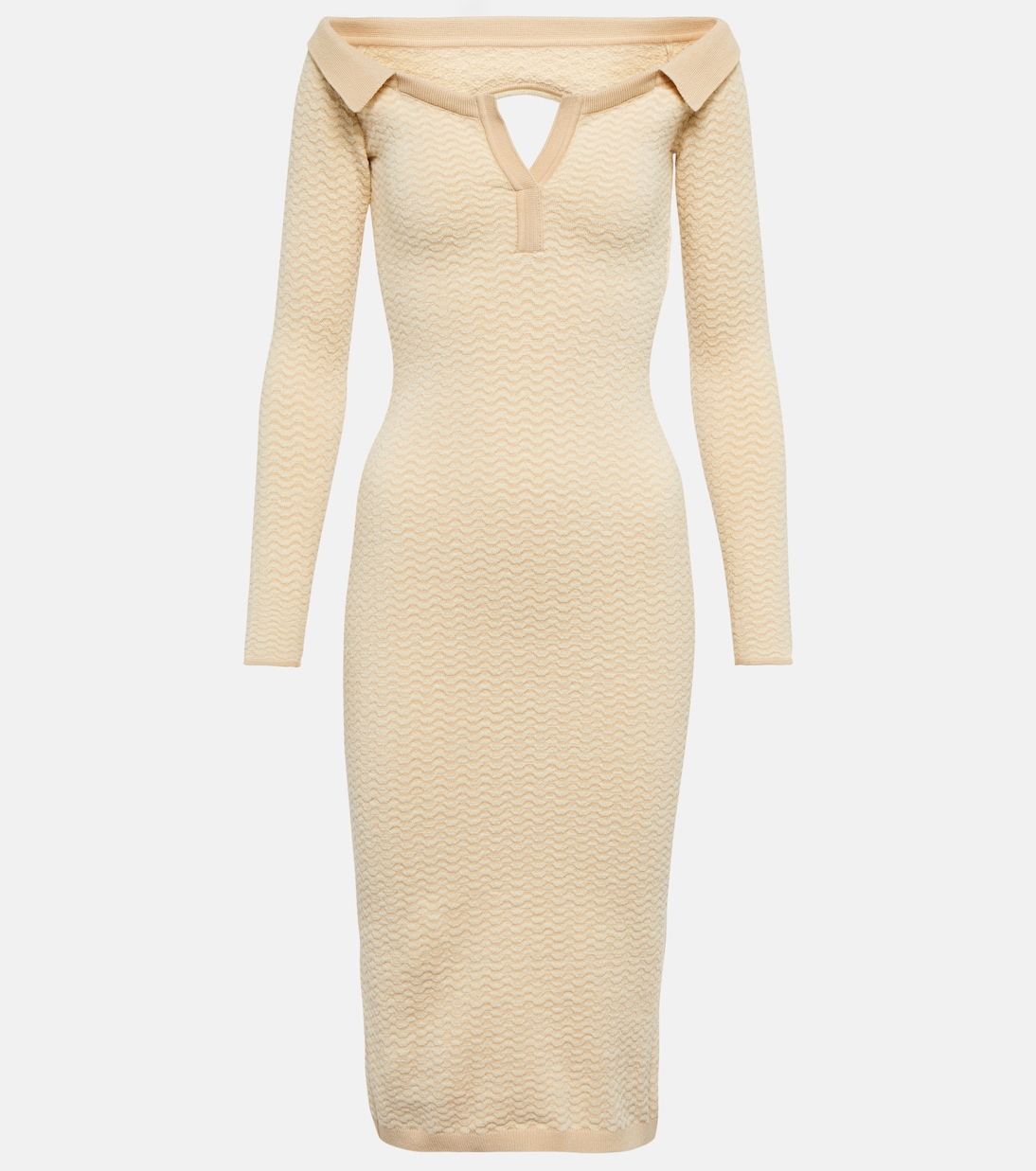 La Robe Pampero cotton-blend midi dress | Jacquemus