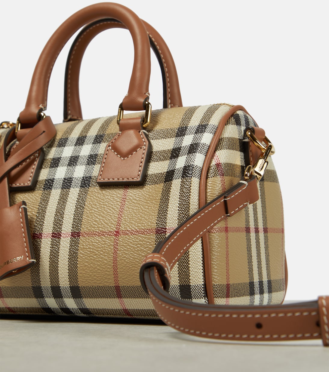 Borsa Burberry Check Mini in canvas | Burberry