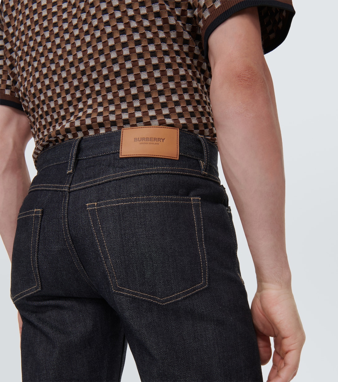 Jeans regular a vita normale | Burberry