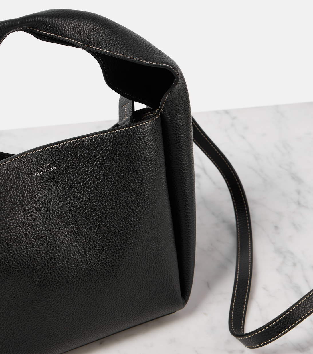 Bucket-Bag aus Leder | Toteme