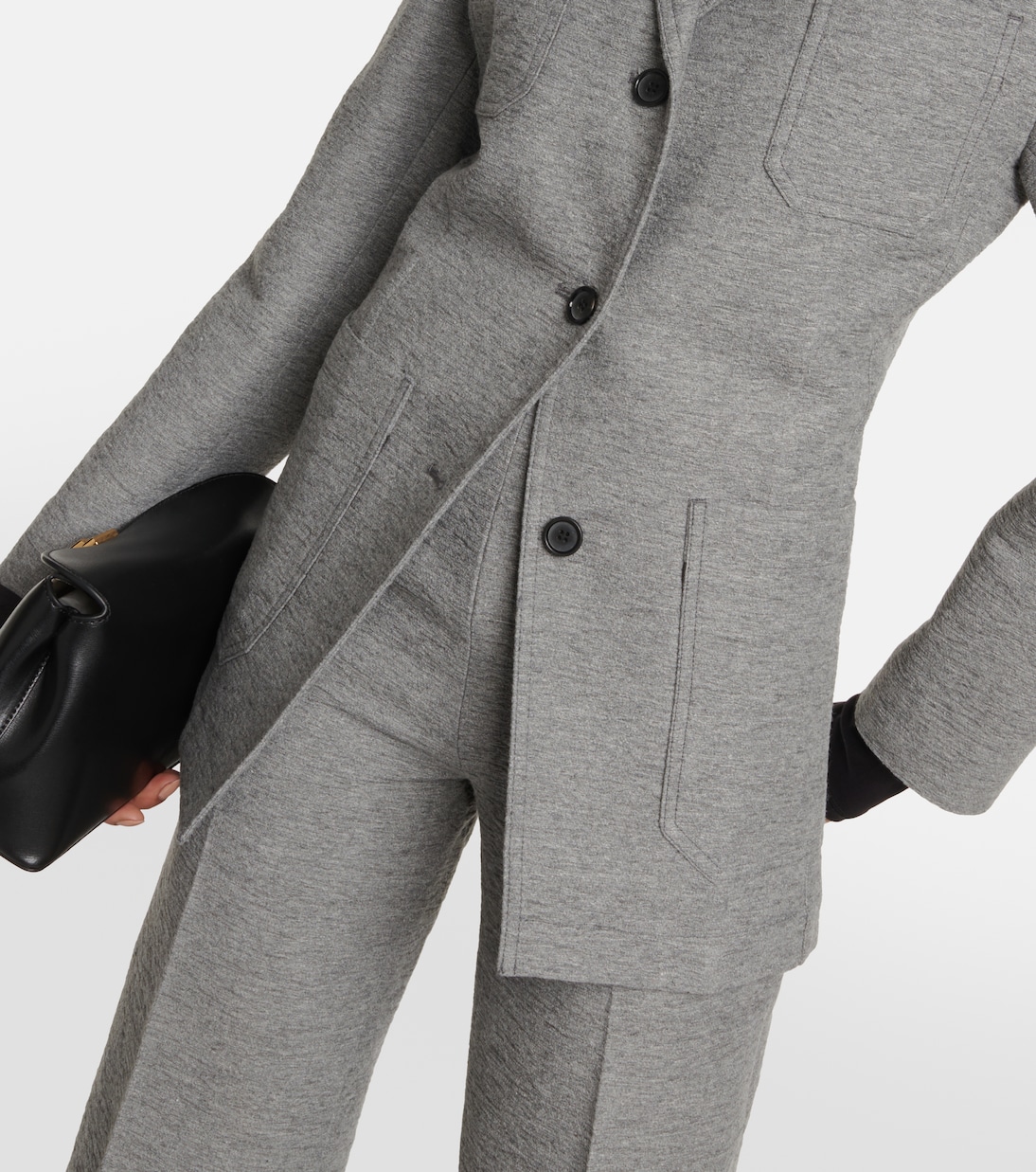 Blazer aderente in misto lana | Toteme