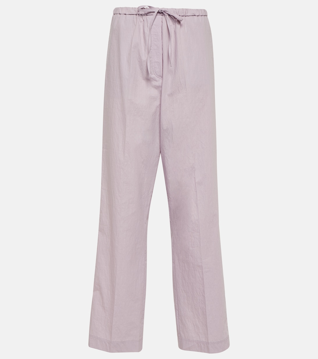 High-Rise-Hose aus einem Baumwollgemisch | Toteme
