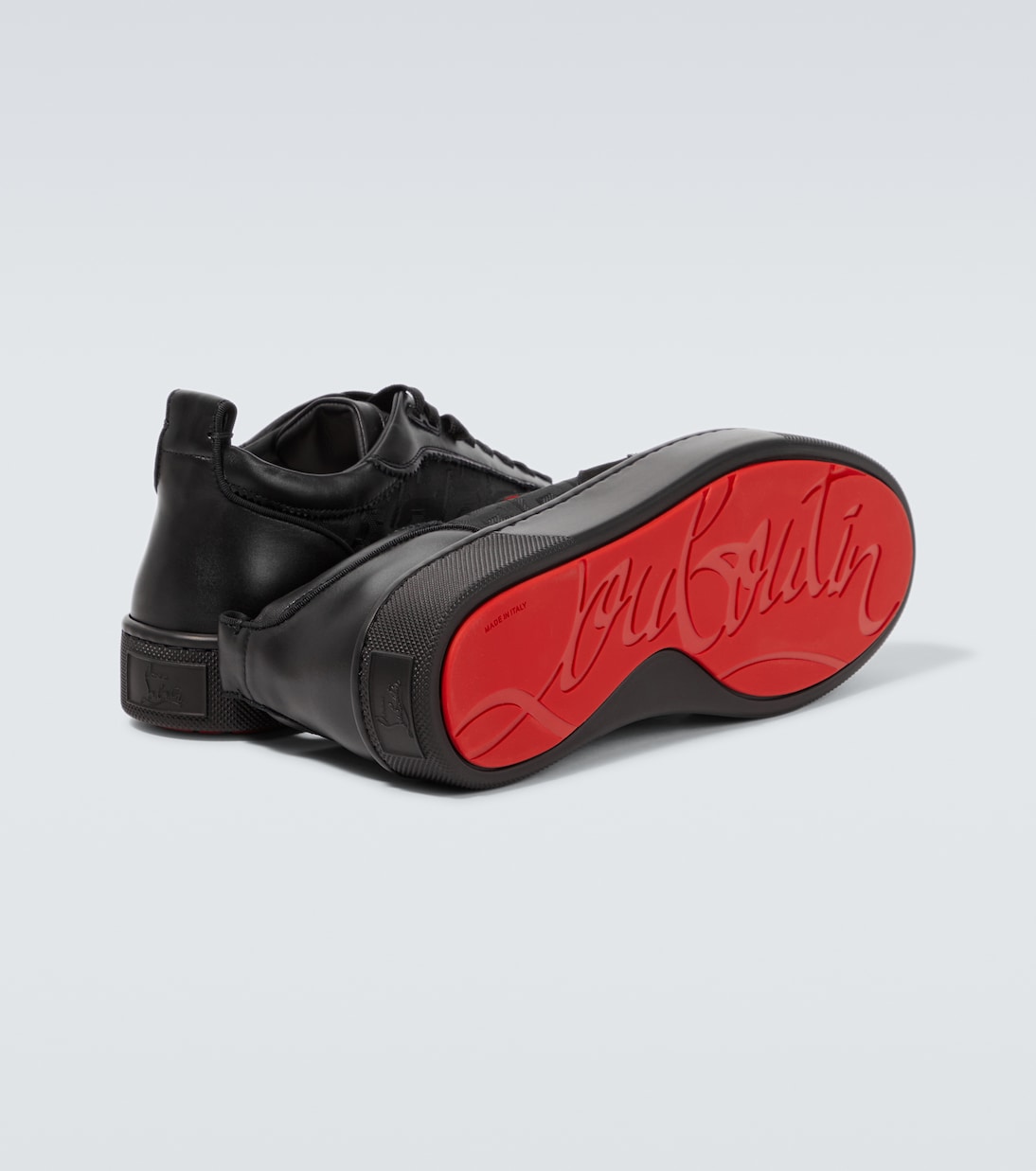 Black and red louboutins mens top