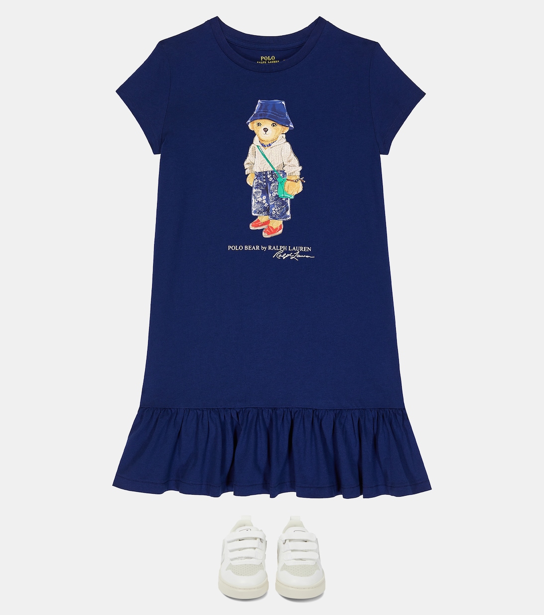 Polo Bear cotton jersey dress | Polo Ralph Lauren Kids
