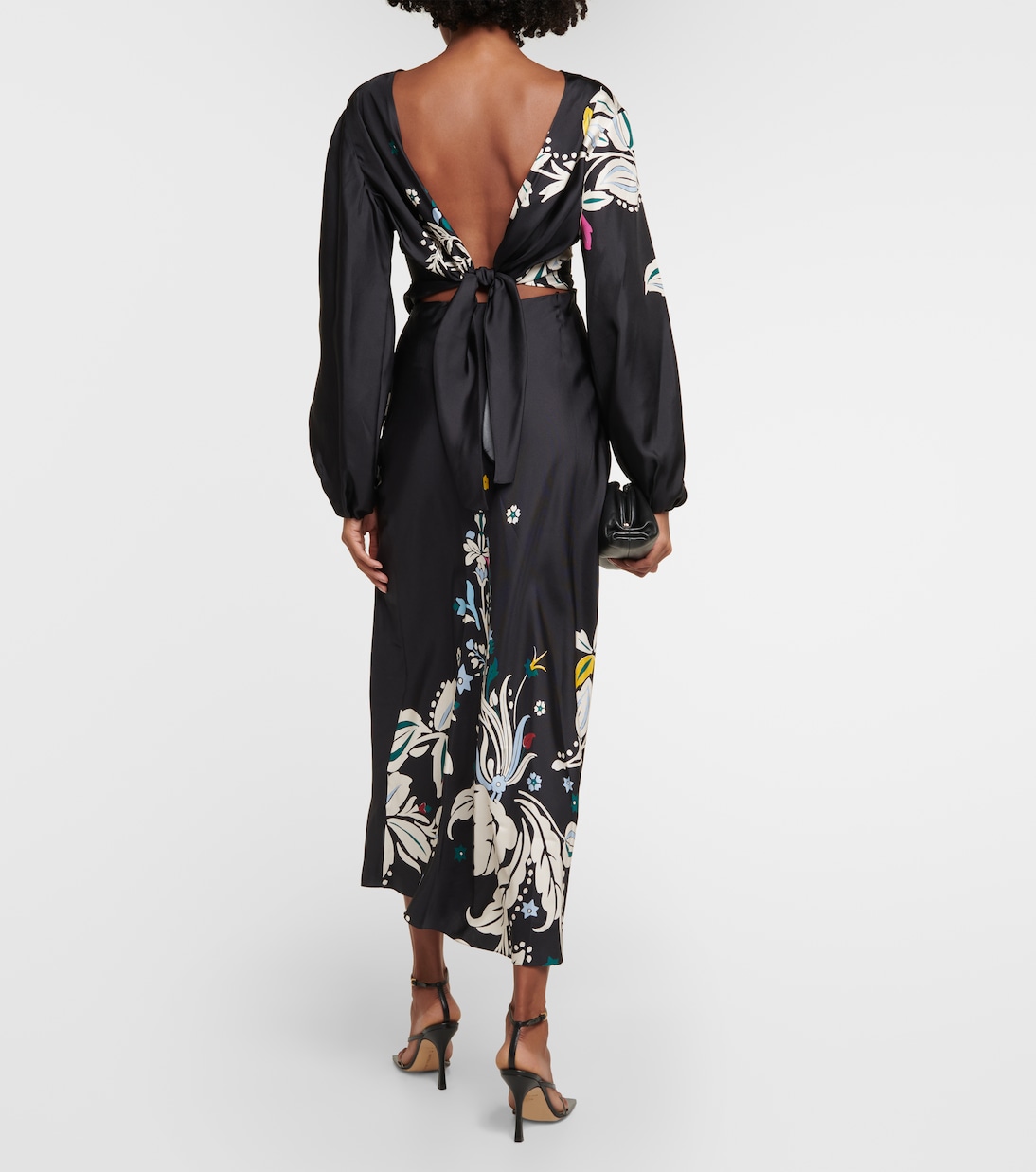 Flower Whirl silk midi dress | Dorothee Schumacher