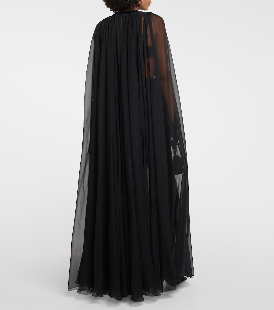 Mantella in chiffon di seta | Dolce&Gabbana