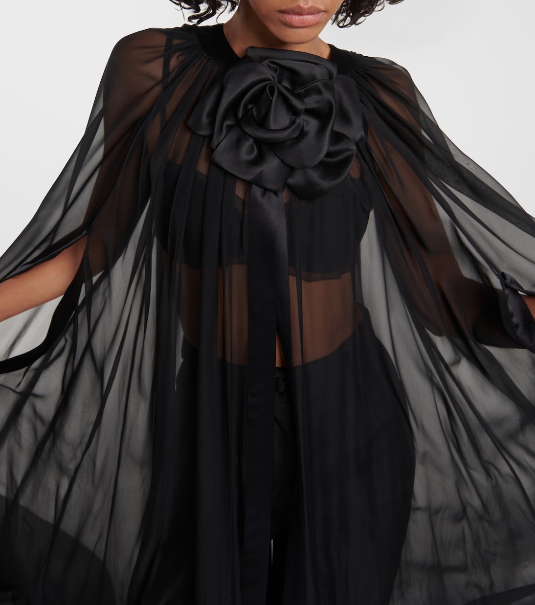 Mantella in chiffon di seta | Dolce&Gabbana