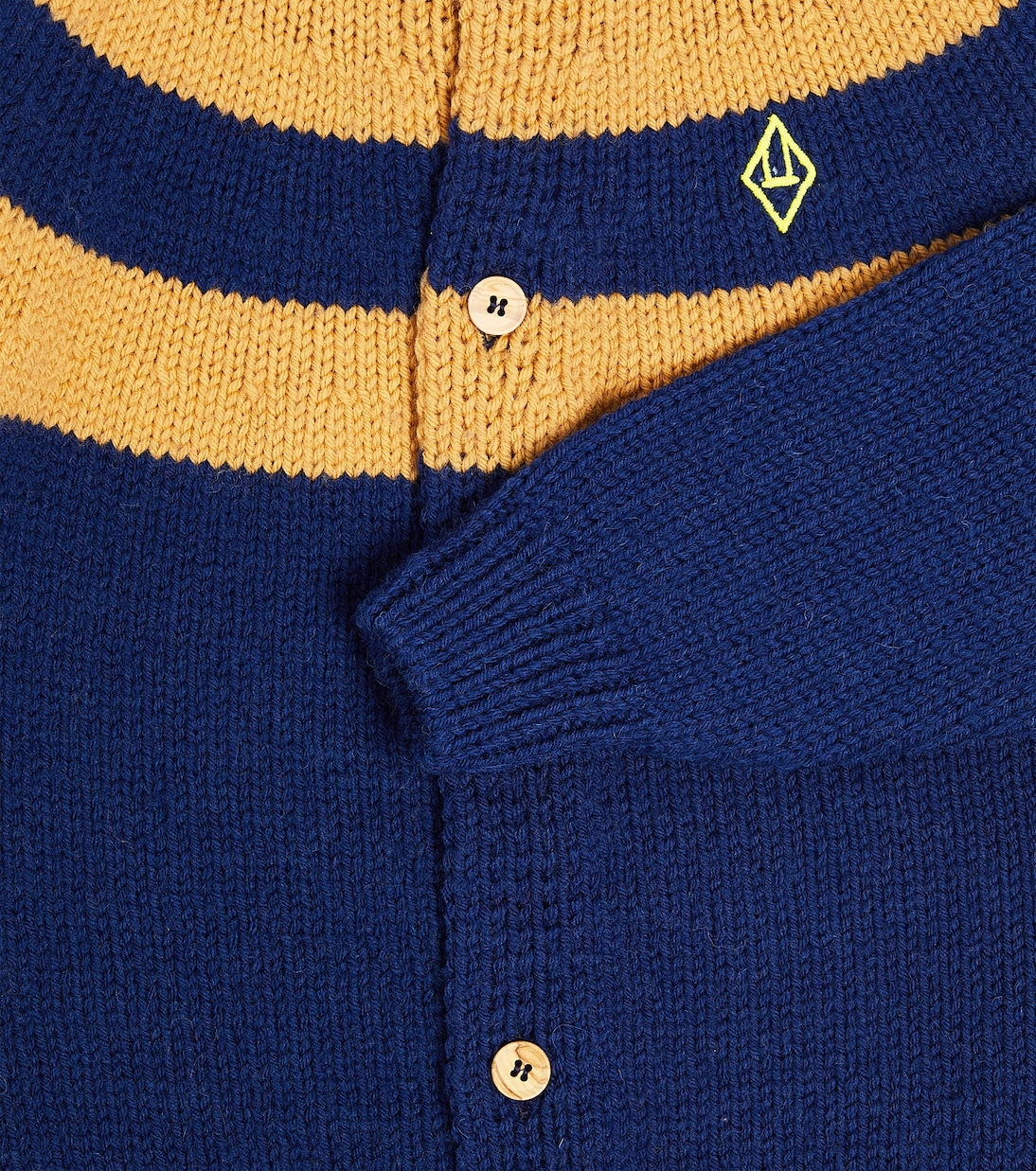 Toucan striped wool cardigan | The Animals Observatory