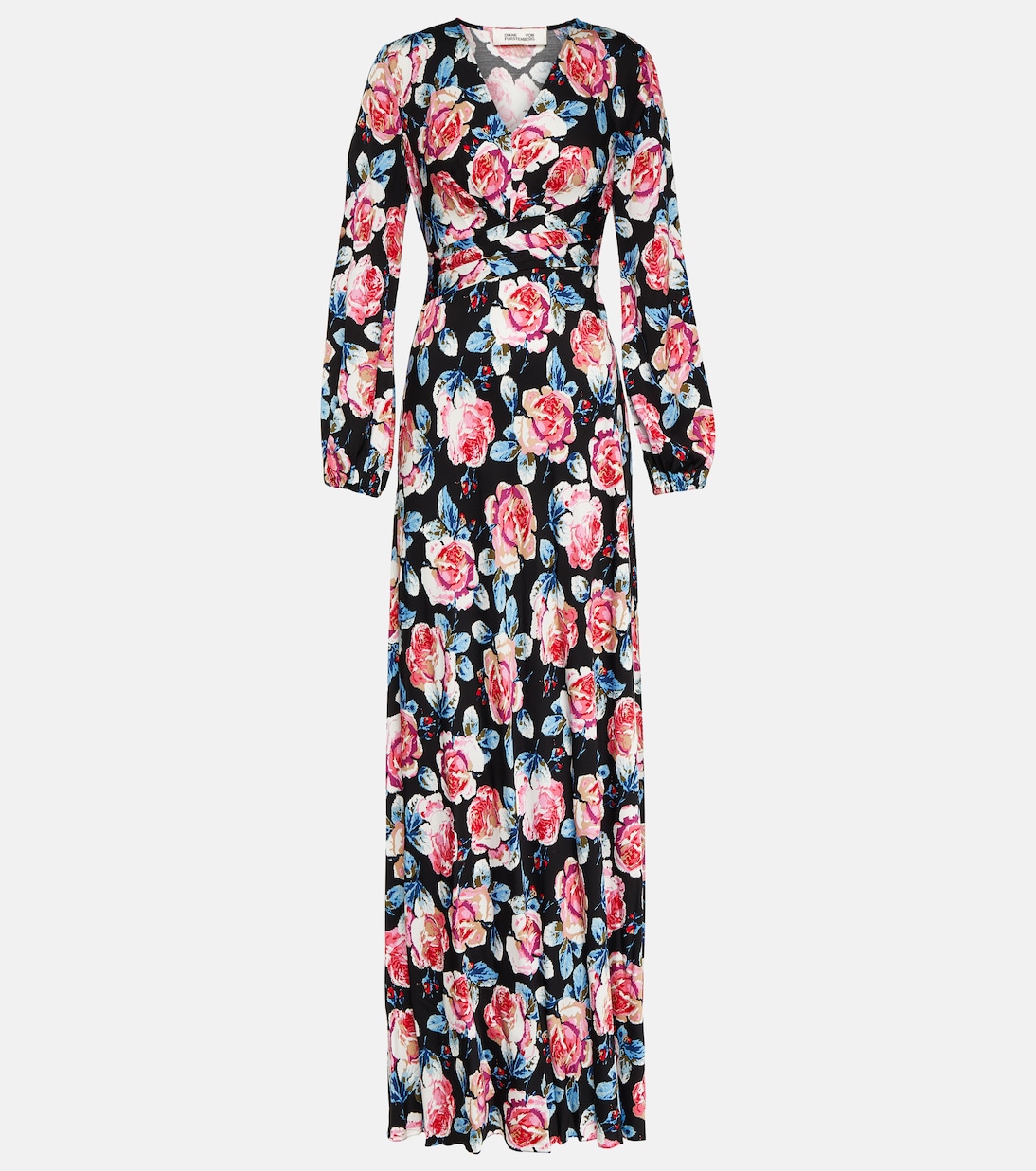 Bedrucktes Maxikleid Monika aus Satin | Diane von Furstenberg