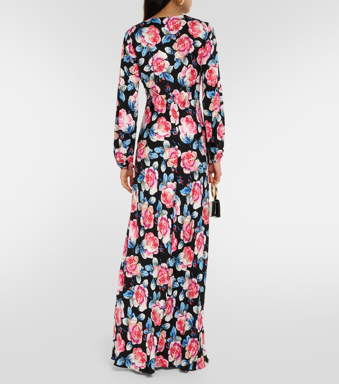 Bedrucktes Maxikleid Monika aus Satin | Diane von Furstenberg