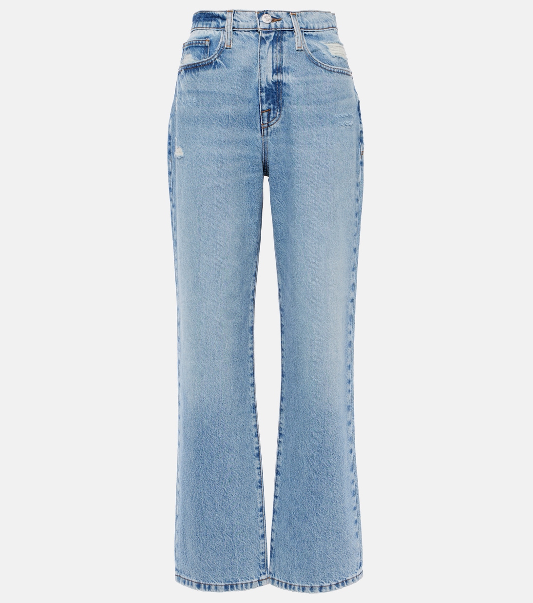 Le Jane Ankle high-rise straight jeans | Frame