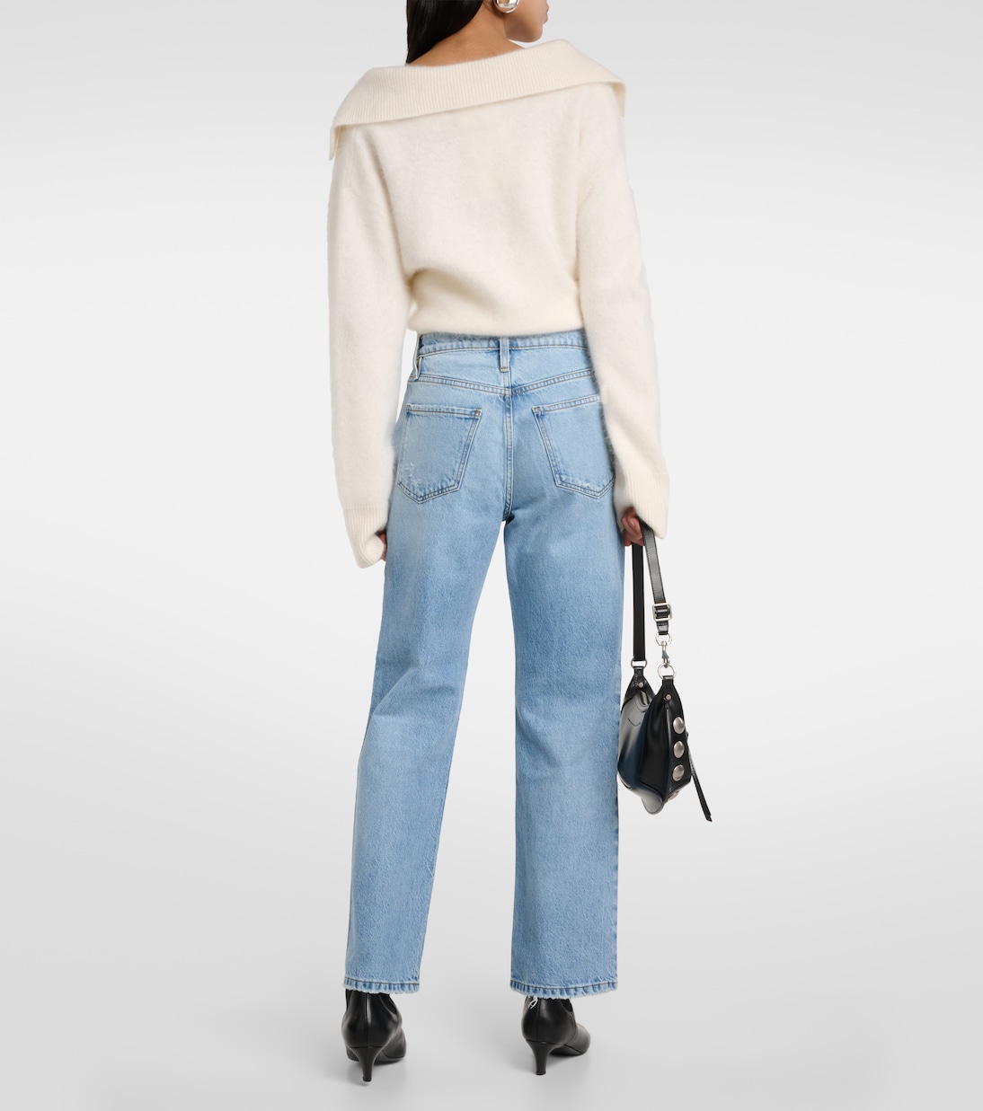 Le Jane Ankle high-rise straight jeans | Frame