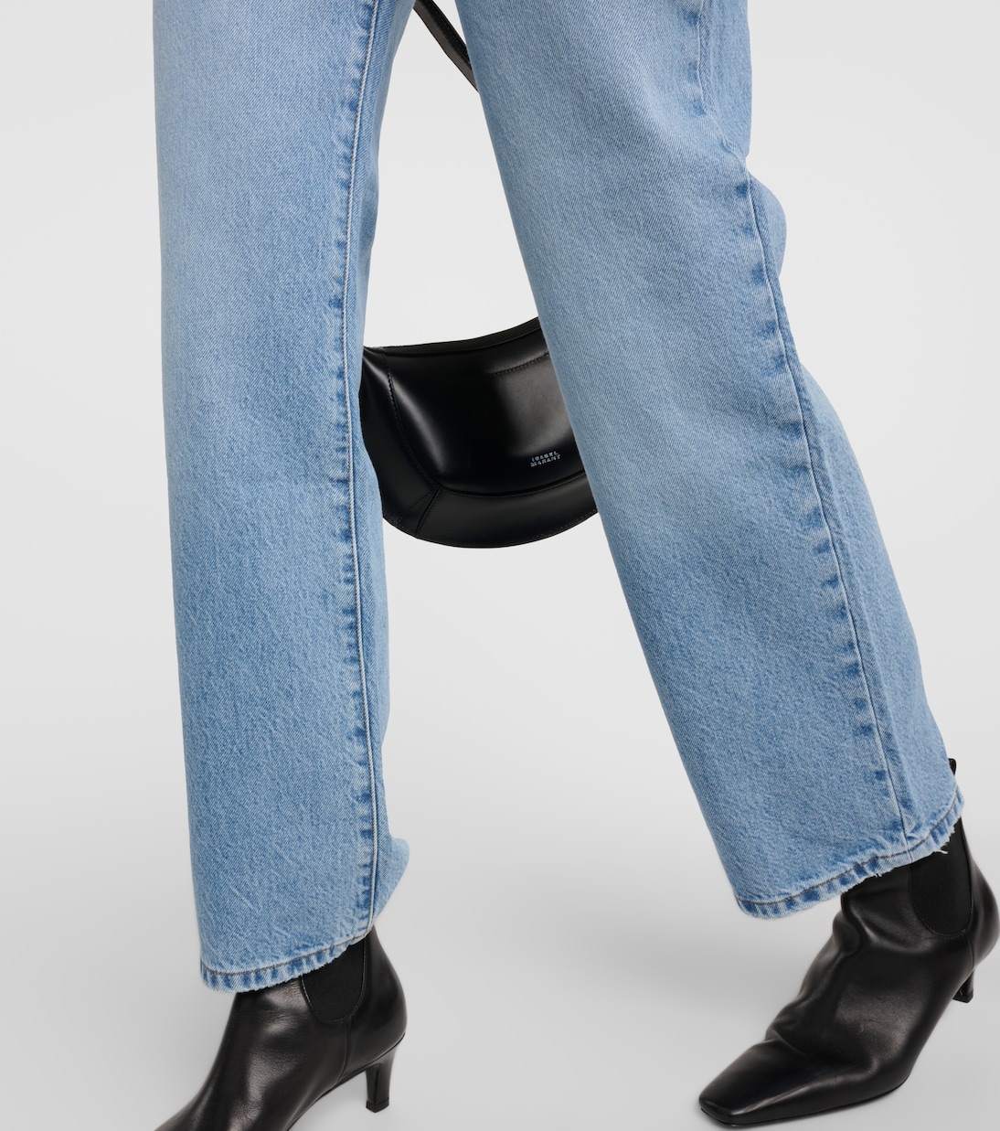 Le Jane Ankle high-rise straight jeans | Frame