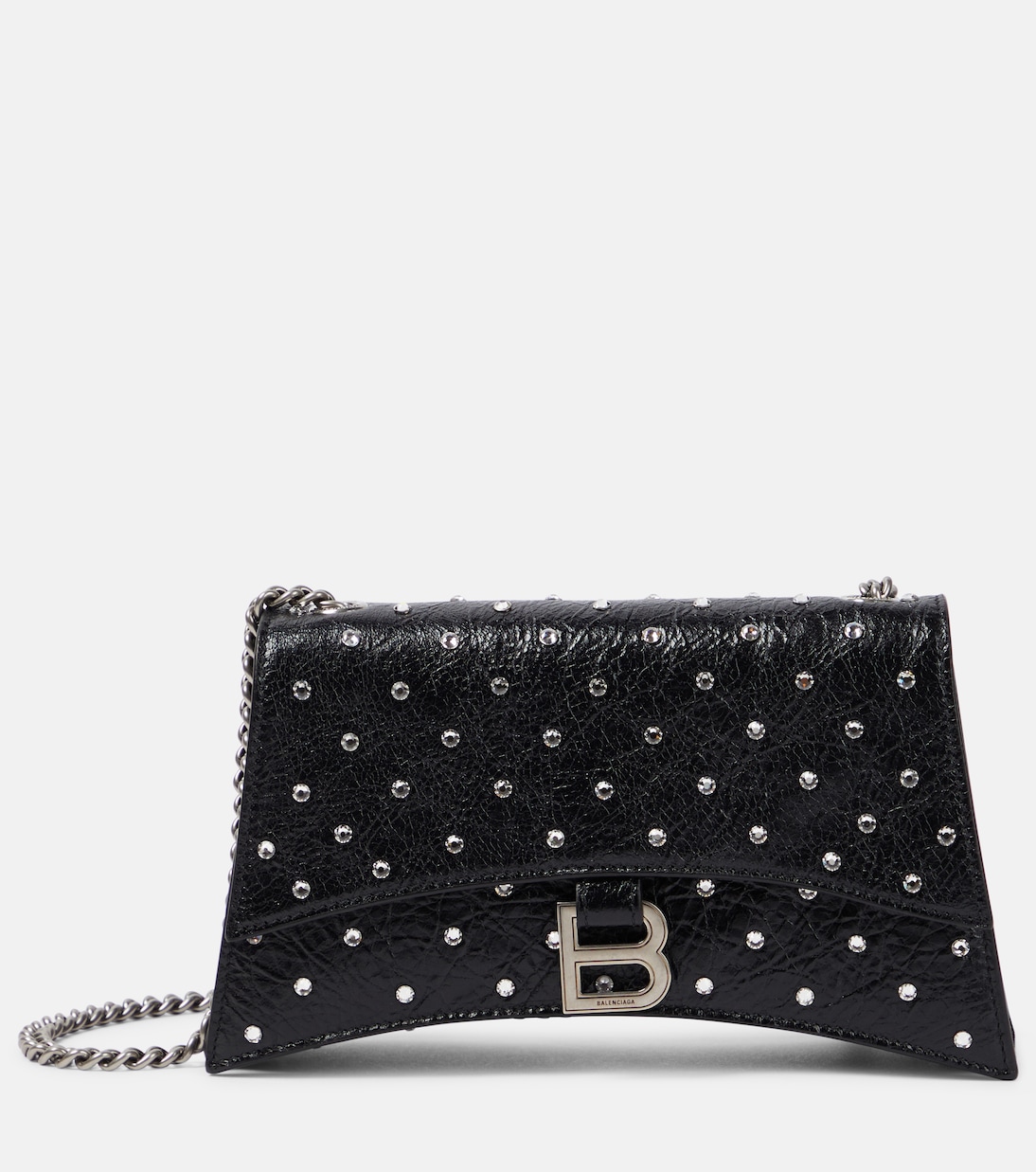 Verzierte Schultertasche Crush XS aus Leder | Balenciaga