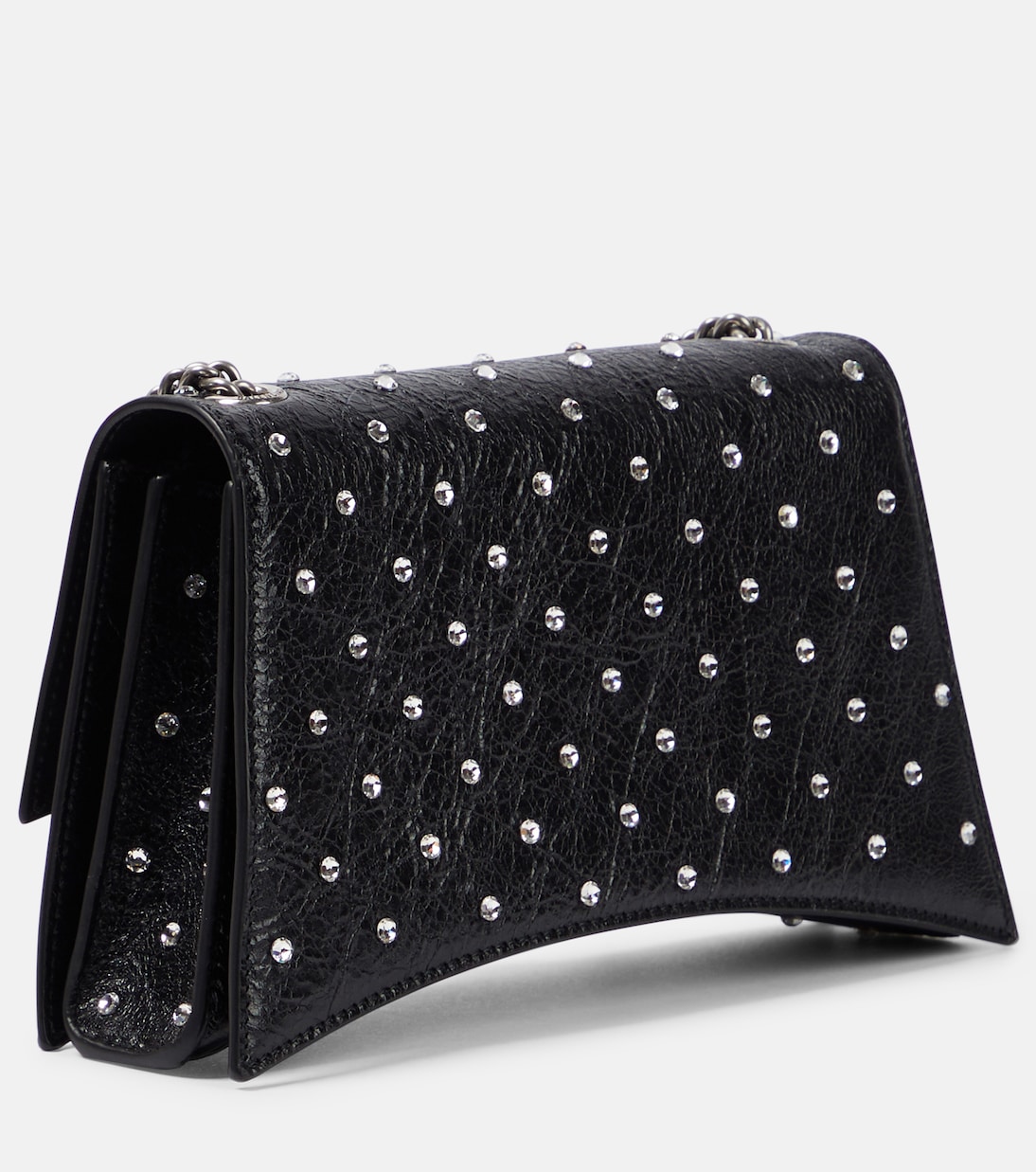 Verzierte Schultertasche Crush XS aus Leder | Balenciaga