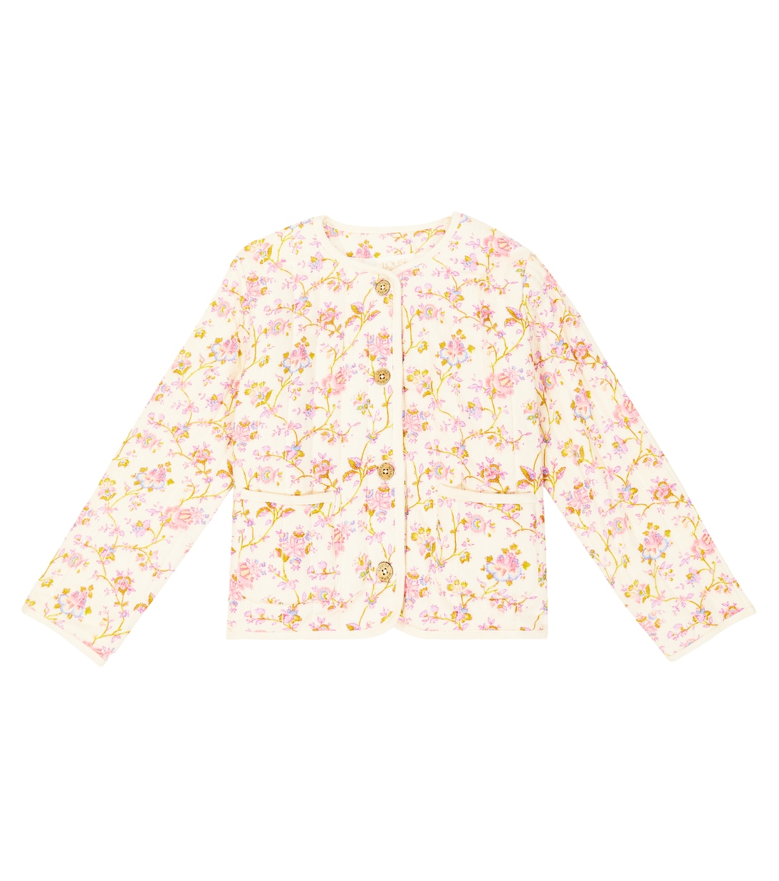 Veste Astrid en coton à fleurs | Louise Misha