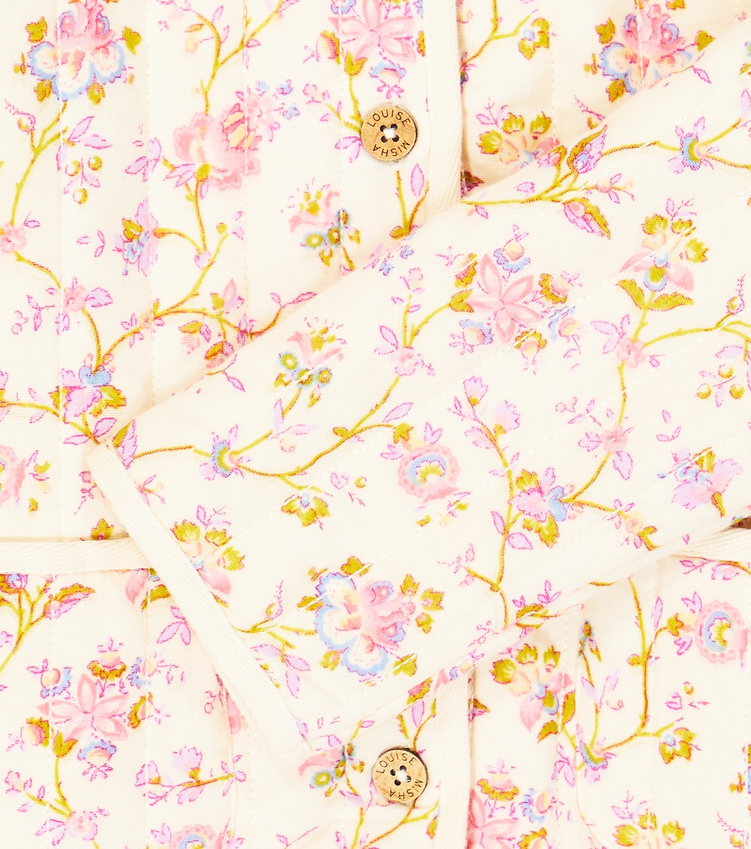 Veste Astrid en coton à fleurs | Louise Misha