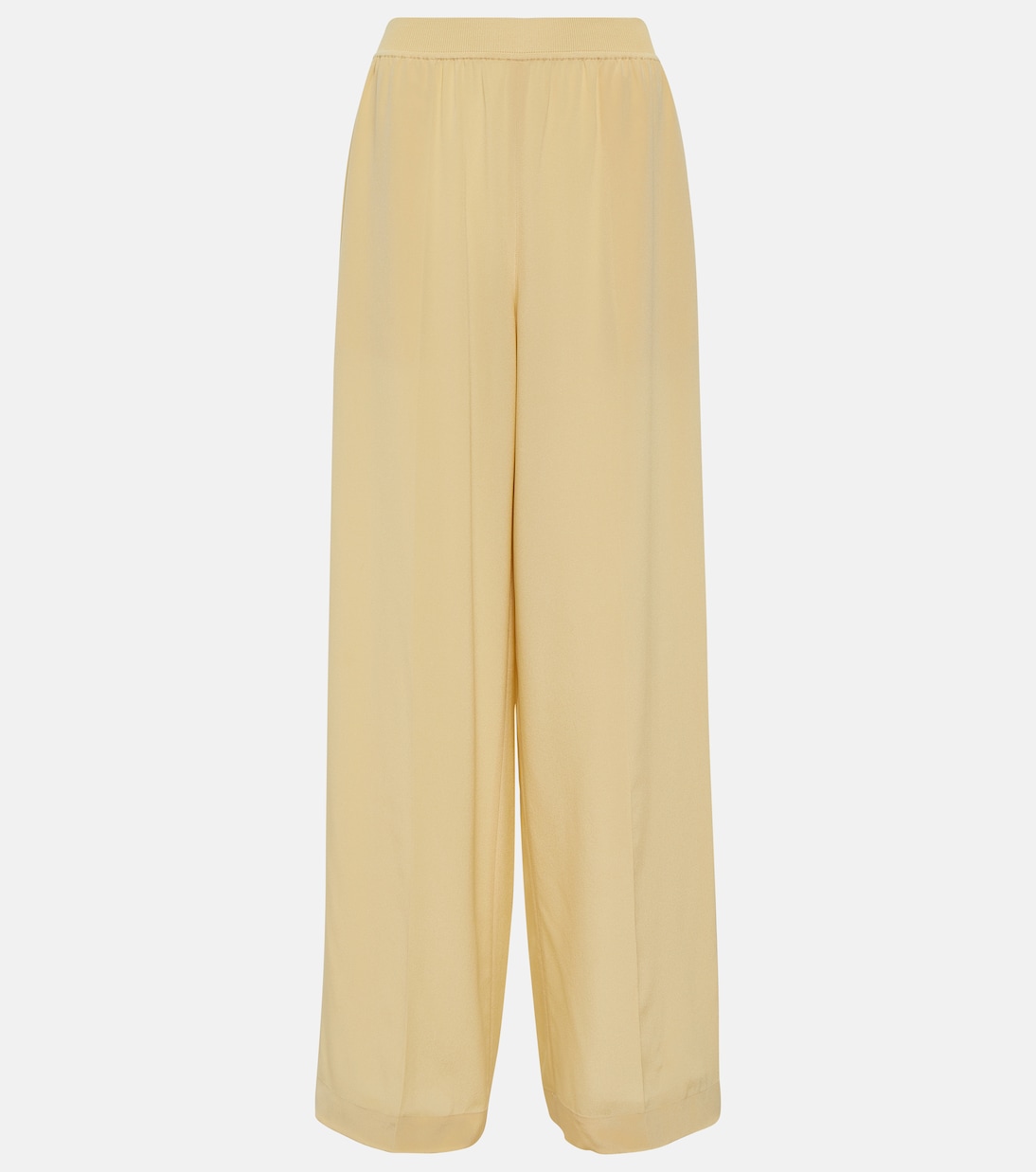 Pantalon ample Hulin en crêpe de soie | Joseph