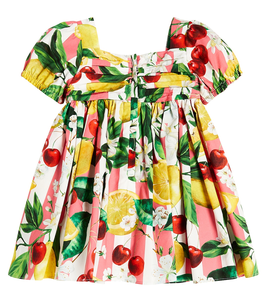Baby - Abito in cotone con stampa | Dolce&Gabbana Kids