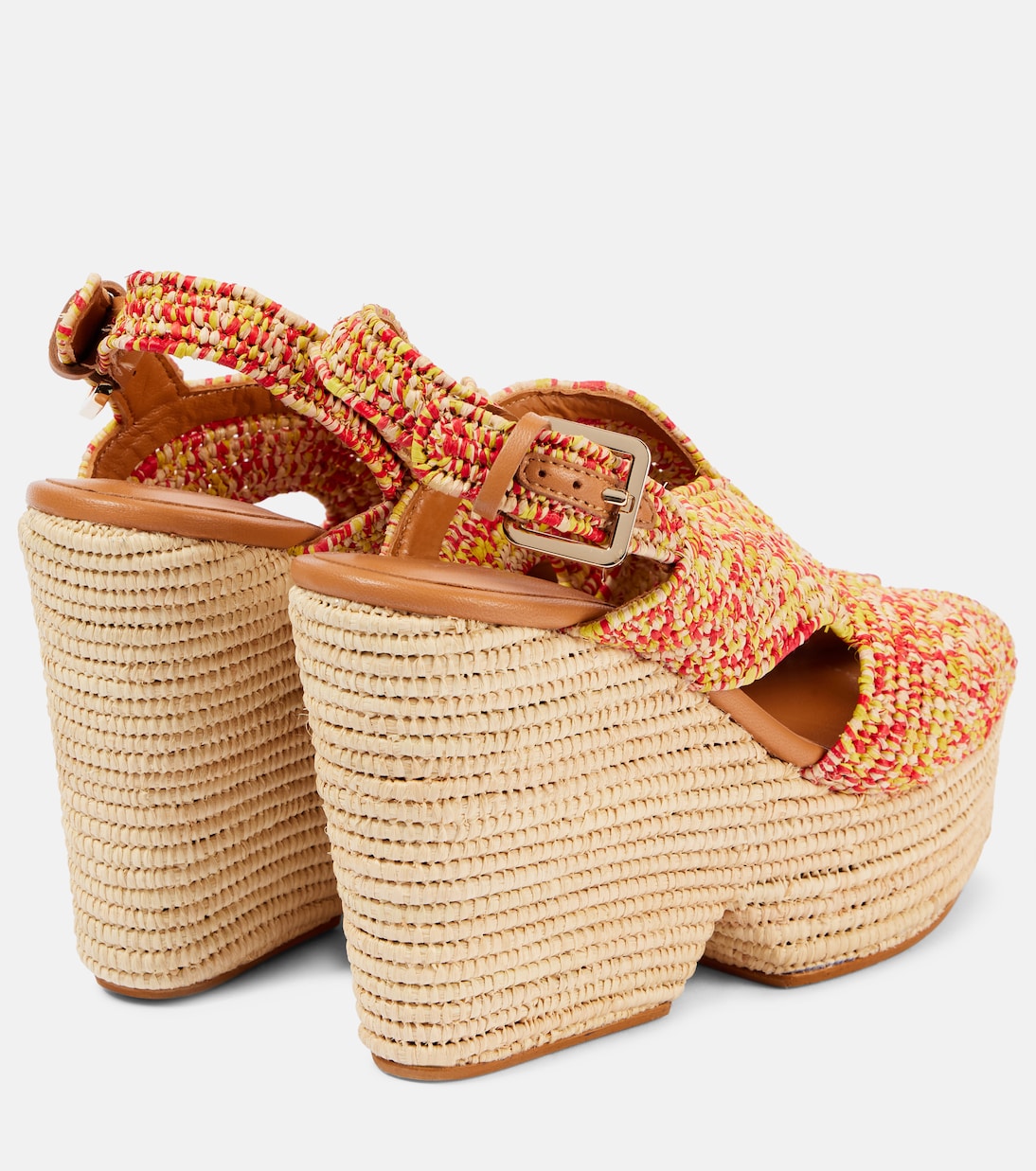 Dolce raffia platform sandals | Clergerie