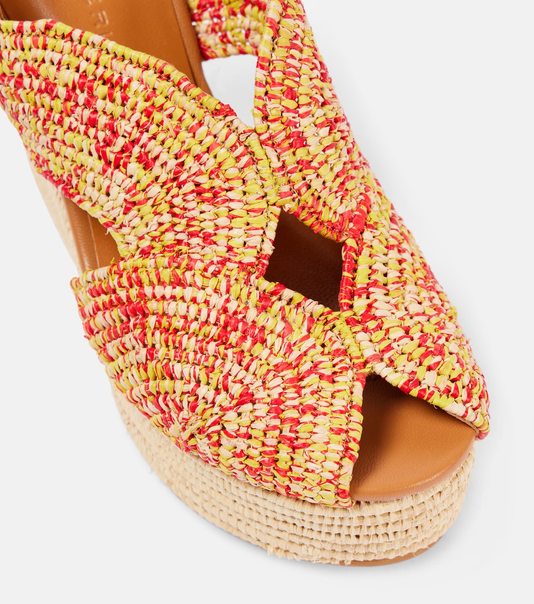 Dolce raffia platform sandals | Clergerie