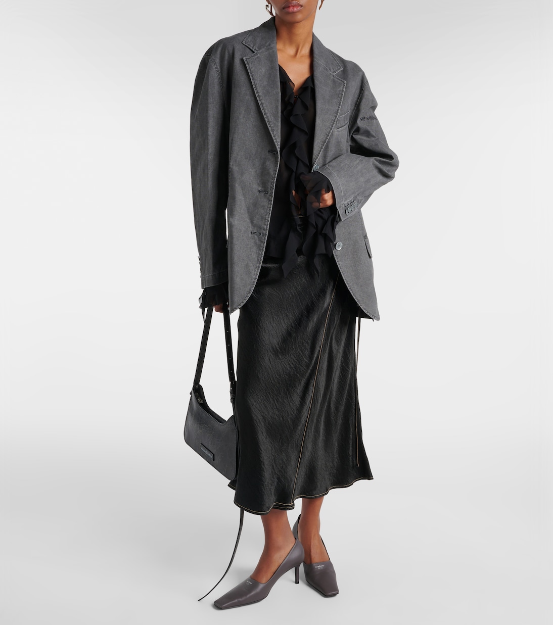 Oversize-Blazer Juylie aus Denim | Acne Studios